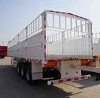 60 T Flatbed Semi Trailer 3 axle for bulk goods or container transporting supplier