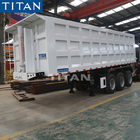 TITAN 3 Axle 35CBM ET U shape dump trailer / heavy duty utility trailer supplier
